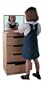 Childs Play R0138 4 Drawer Chest With Mirror