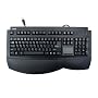 iOne Scorpius 95T Ergonomic keyboard with built in touchpad mouse USB