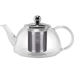 Uniware Pyrex Heat Resistant Glass Kettle Tea Pot 800ml New!