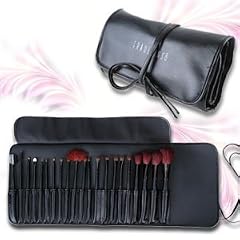 Fr�ulein3�8� 21teilig Kosmetik Make-up Pinsel Puderpinsel Lidschattenpinsel Brush mit Schwarz Etui Set