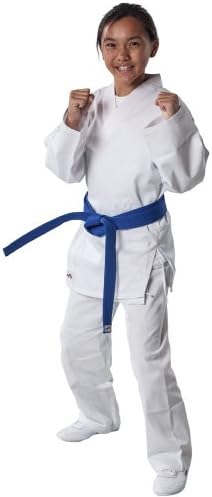 White Light Weight Karate Uniform Size 0000 to 8