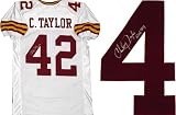 Charley Taylor "HOF 84" Autographed Washington Redskins White Jersey