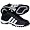 Black/Running White/Metallic Silver