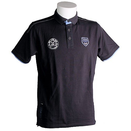 Kitaro, kurzarm Polohemd Poloshirt, 101604, grau 