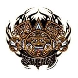 Aztec Mayan Tribal Sacred Calender - Sticker Decal by Mindfull Designs