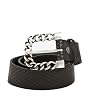 Tobacco Road Rocker Metal Chain Buckle with Black Belt