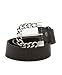 Tobacco Road Rocker Metal Chain Buckle with Black Belt
