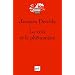 La voix et le ph�nom�ne