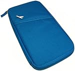 Travel case for My Passport Essential / 2.5 inch HDD Hard Drive / Travel document portable multi use case Water Resistant Material - Blue