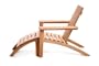 Outdoor Patio Adirondack Chair with Ottoman Set