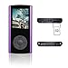 G.G.Martinsen Crystal-Faceted 16 GB Mini USB Port Slim Small Multi-Lingual Selection 1.8 LCD Portable Mp3/Mp4-Purple