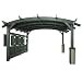 Sonoma Cedar Arched Pergola - 14x14 - Grey