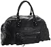 Linea Pelle Dylan Gunmetal 48 Hour Weekender,Black,one size