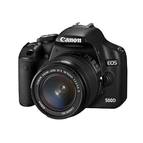 Canon EOS 500D Digital SLR Camera (incl. EF-S 18-55 mm IS Lens Kit)