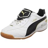 PUMA Men's Liga Finale IT Soccer Cleat,White/Black/Team Gold,9 D US