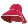 UV Ladies Reversible Terry Cloth Wide Brim Hat - Hot Pink Lt Pink W27S58B