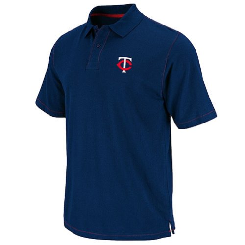 Majestic Minnesota Twins Base Coach Polo Shirt X-Large