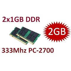 Dual Channel Kit: 2 x 1 GB = 2GB 200 pin DDR-333 SO-DIMM (333Mhz, PC-2700, CL2.5), Double sided, TOP MARKEN - JE NACH VERF�GBARKEIT - TOP PREIS - 100% kompatibel zu DDR-266 PC-2100