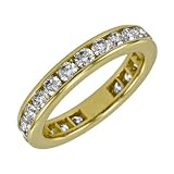 14k Yellow Gold Channel Set Diamond Eternity Band (2 cttw, I-J Color, I2-I3 Clarity) 14k Yellow Gold Channel Set Diamond Eternity Band (2 cttw, I-J Color, I2-I3 Clarity)