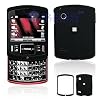 Motorola Hint QA30 Cell Phone Black Rubber Feel Protective Case Faceplate Cover
