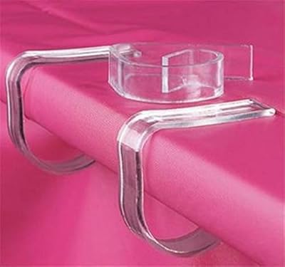 Mememall Fashion Plastic Table Skirt Clips 2" Party Tablecloth Clamp Holder Cover Lot No Slip