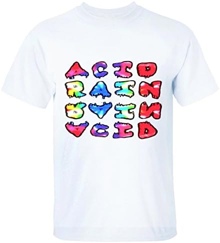 BBUYUXI Hoodies Chance The Rapper-Acid Rap 8 Men's Crew Neck T Shirt white XXL