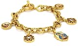 The Vatican Library Collection Angel and Mother Mary Charms Bracelet