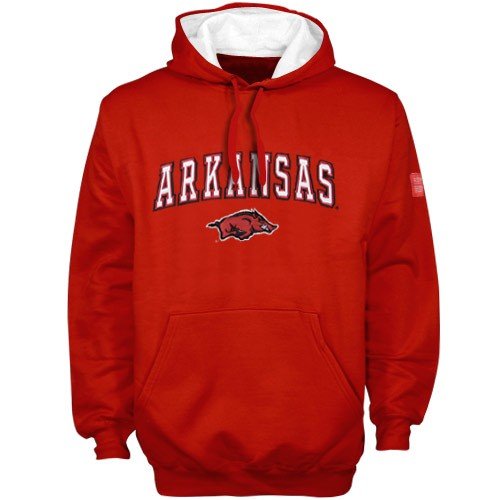 Arkansas Razorbacks Cardinal Automatic Hoody Sweatshirt