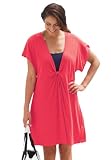 Woman Within Plus Size Knot-front cover-up by Swim 365