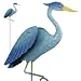 Whimsical Jiggle Wings Garden Stake - Coastal Heron by Regal Gift