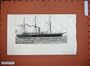 1890 H.M Cruiser Ship Serpent Cape Villano Spain Sea