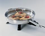 Presto 07300 Stainless Steel Electric Skillet 12 inch
