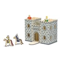 Melissa and Doug Fold and Go Wooden Castle