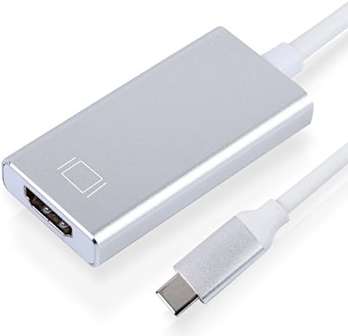 Vanja USB 3.1 Type C (USB-C) to HDMI (4K@60HZ) Adapter (DP Alt Mode) for Apple The New Macbook/ Chromebook Pixel/Dell XPS 13/Yoga 900/Asus Zen AIO/Lumia 950/950XL(Silver)