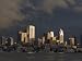 Seattle Skyline with Lake Union in Foreground Travel Photographic Poster Print by Phil Schermeister, 30x40