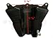 50 Caliber Racing Gas Tank fits CRF50, XR50 and Chinese Pit Bikes 50cc 100cc 125cc Black Plastic with Cap and Petcock Valve Included [2304]