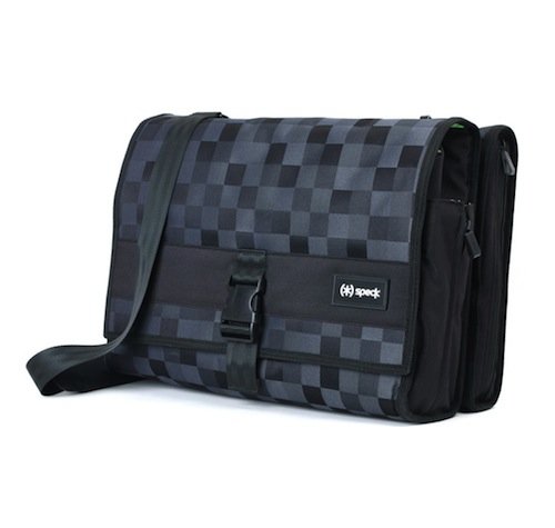 Speck Core Pack Fly Messenger Bag - Restart Grayscale Pixel (NBAG-CORE15-PXLGRY)