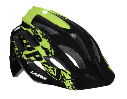 2011 Lazer Oasiz Lopes Edition Helmet: Black/Green  L/XL Fits 58 - 61cm.