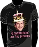 Riot Threads - CONSTITUTIONS BUSH T-shirt - Black