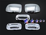 99-06 GMC Sierra Chrome 2 Door+Mirror+Tailgate Handle Covers Combo