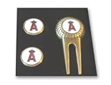SD-ZJAK-BEPA - Los Angeles Angels Divot Tool Golf Ball (2) Marker Set