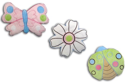 NoJo Ladybug Lullaby 3 Piece Wall Hanging Set