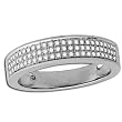 14K White Gold Diamond Band - 0.26 Ct.