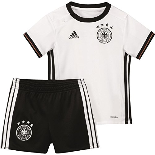 adidas Baby Trikot und Shorts DFB Home Kit, white/black, 86, AA0125