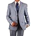 Italian Linen Hand Tailored Suit Sporty Casual Apparel Men Suits Blue Herringbone Stripes Complete w