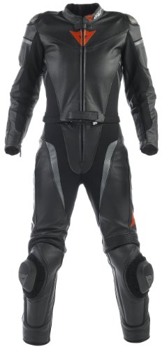 Dainese 2513319 T. Avro Div. Lady Lederkombi Gr&ouml;&szlig;e 44, schwarz / anthrazit Preisvergleich