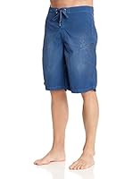 Guess Bañador Tipo Bermuda (Azul)