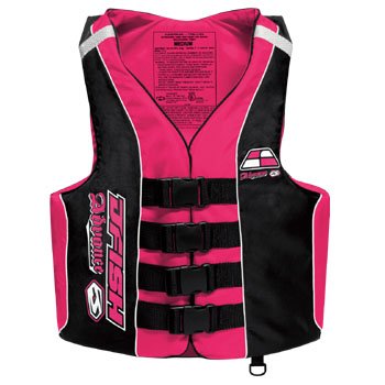 J-FISH JLV-29300 アドバンス ライフベスト BLACK×PINK XS JLV-29300