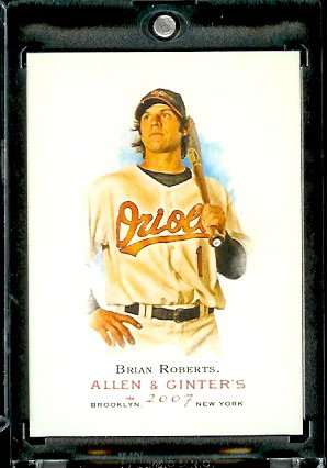 2007 Topps Allen & Ginter # 156 Brian Roberts Baltimore Orioles Baseball Card