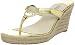 MICHAEL MICHAEL KORS Women's Palm Beach Thong (Gold Metallic 7.0 M)